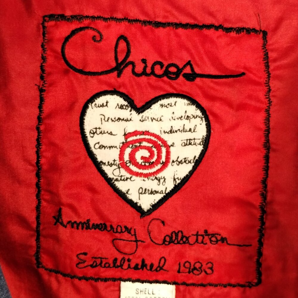 Chico's Anniversary Edition Denim Jacket Size 2/L - Picture 9 of 11